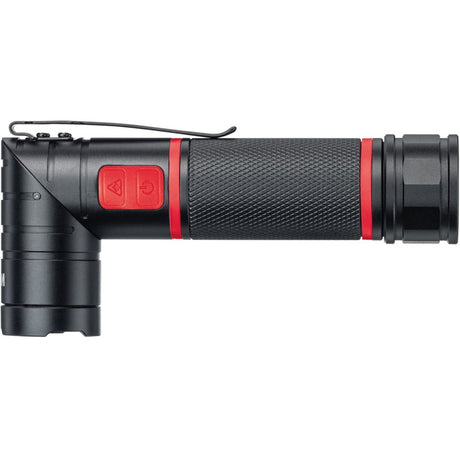 Torcia Wiha con LED, laser e luce UV (nero rosso)