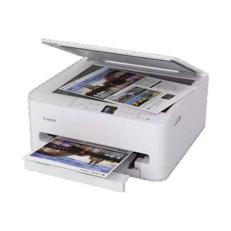 Stampante a getto d'inchiostro all-in-one Canon pixma ts6550i (bianco, USB, WLAN, scansione, copia)