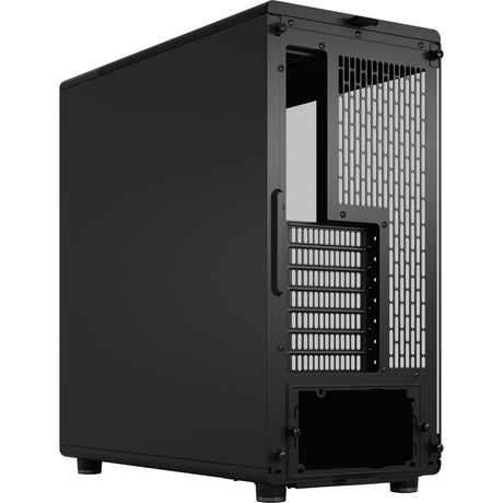 Fractal design north - custodia midi tower edizione momentum (colore legno nero | 2x USB-A | 1x USB-C | vetro temperato)