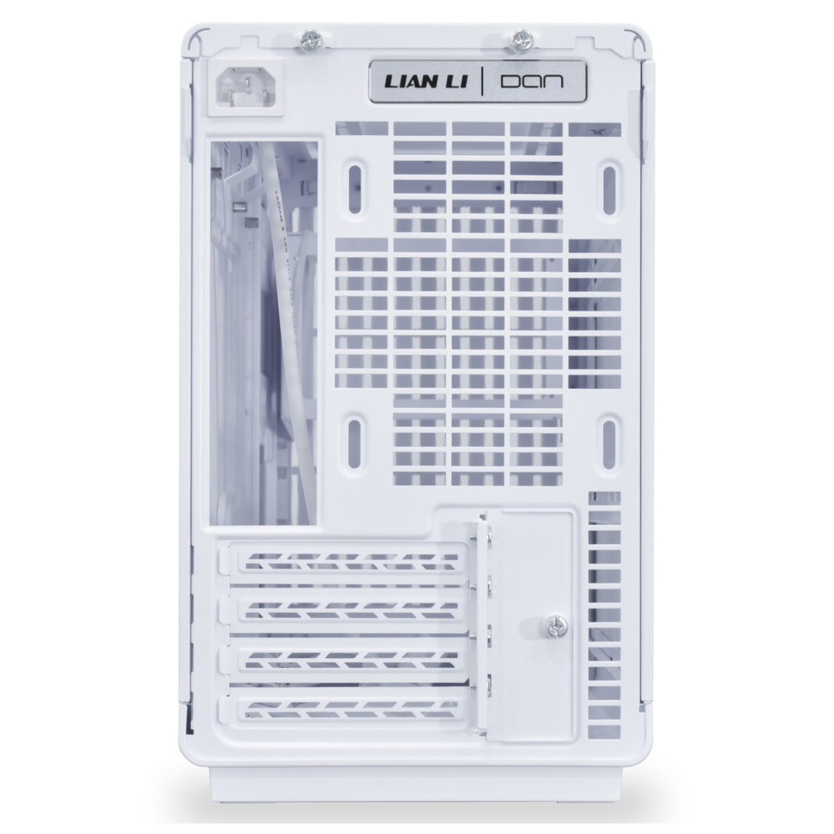 Custodia midi tower Lian li a3-matx bianca (edizione legno) (colore legno bianco | 2x USB-A | 1x USB-C | vetro temperato)