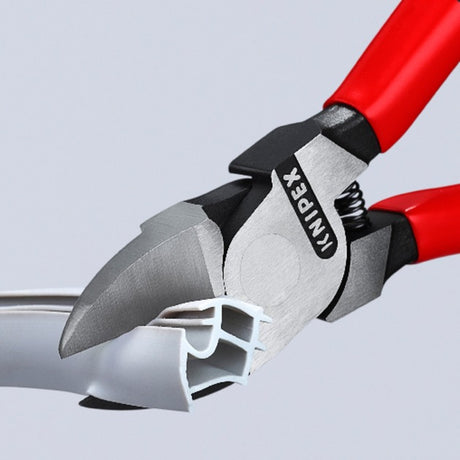 Knipex 72 01 160 pinza a taglio laterale per plastica + molla 160mm