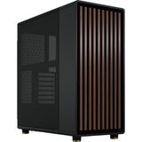 Custodia North Midi Tower dal design frattale (colore legno nero | 2x USB-A | 1x USB-C)