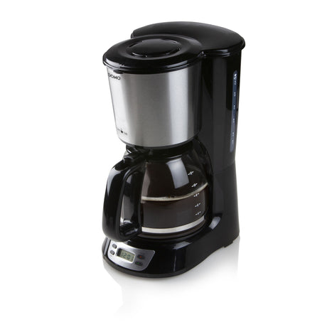 Caffettiera Domo con timer e display macchina per caffè filtro do708k (nera, 1,5 litri)