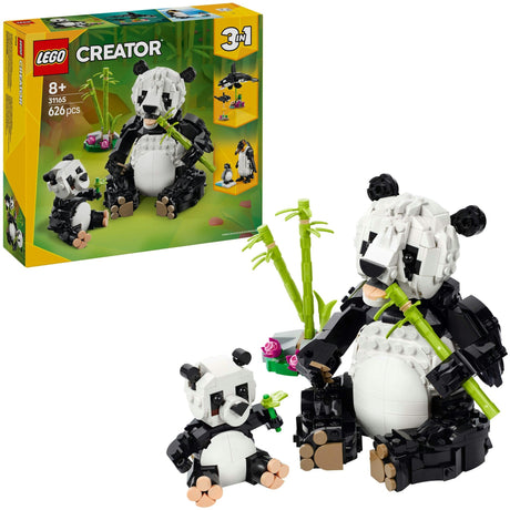 Lego Creator 3in1 Animali Selvatici: Famiglia Panda - 31165