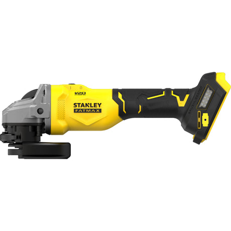 Smerigliatrice angolare Stanley fatmax v20 18v 125mm (nera gialla, batteria e caricabatterie non inclusi)