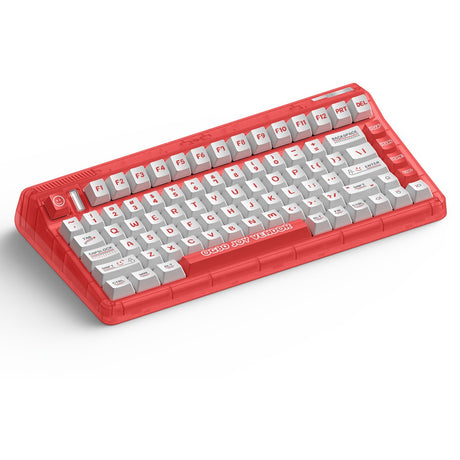 Tastiera meccanica wireless Iqunix og80 joy seller (rossa, layout us (qwerty), iqunix moonstone, 80% (tkl), LED rgb, sostituibile a caldo, pbt, 2,4 ghz | bluetooth 5.1 | usb-c)