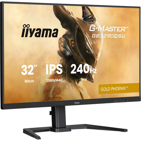 Monitor da gioco Iiyama G-Master Gold Phoenix GB3290QSU-B1 31,5 (nero (opaco), 2x HDMI, porta display, 2x USB-A, 2x USB-B, 240 Hz)