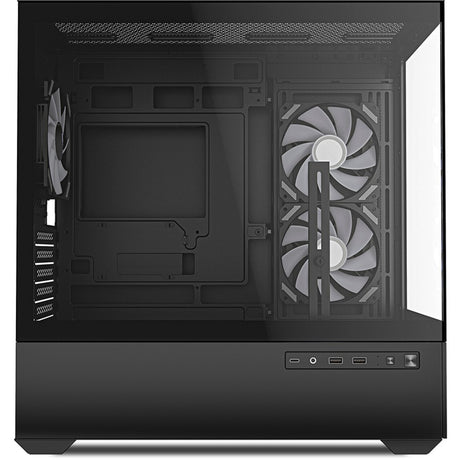 Custodia mini tower Sharkoon mk6 rgb (nera | 2x usb-a | 1x usb-c | rgb | vetro temperato)