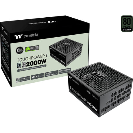 Alimentatore modulare Thermaltake Toughpower i da 2000 watt (nero, 4x 12v-2x6, 8x pcie)