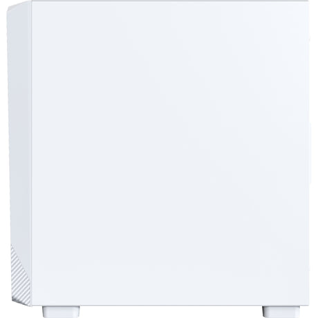 Custodia midi tower Montech x5 (bianco | 2x USB-A | 1x USB-C | vetro temperato)