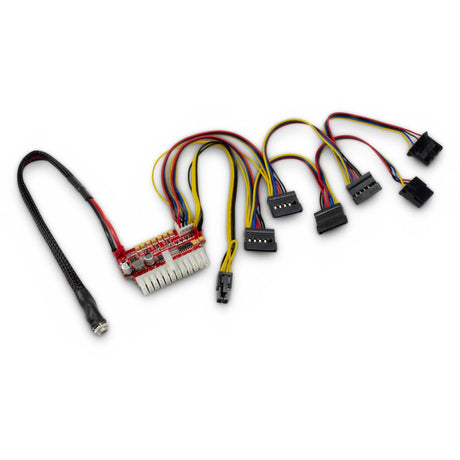 Adattatore DC DC NAS Inter-tech Mini-ITX PSU da 200 W (senza alimentatore, supporta alimentatori fino a 200 W)