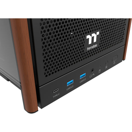 Custodia Thermaltake S370 WS MIDI Tower (nera | 2x USB-A | 1x USB-C | vetro temperato)