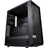 Custodia midi tower meshify c dal design frattale (nero | 2x USB-A | vetro temperato)