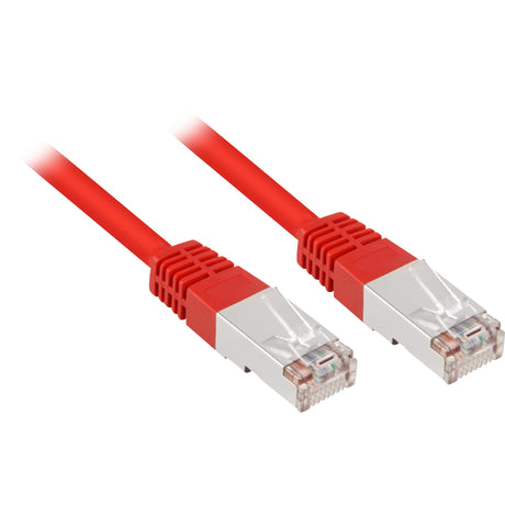 Cavo patch Sharkoon rj45 cat.5e s ftp 5m (rosso)