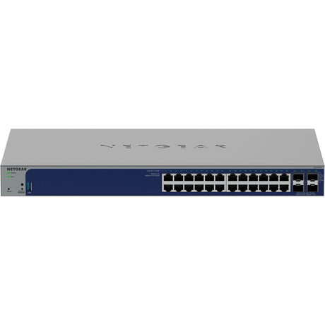 Switch intelligente Gigabit Netgear a 24 porte con 4 porte SFP+ (grigio, 10 GB)