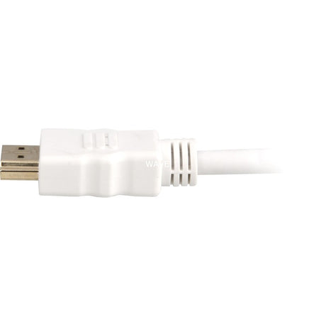 Cavo HDMI ad alta velocità Sharkoon con Ethernet (bianco, 2 metri, 4k, placcato oro)