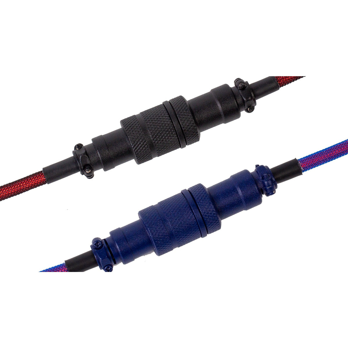Cavo aviatore a spirale premium Keychron, cavo angolato (lilla, 1,08 metri)