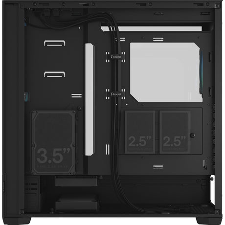 Custodia pop xl air rgb big tower dal design frattale (nero | 2x usb-a | rgb | vetro temperato)