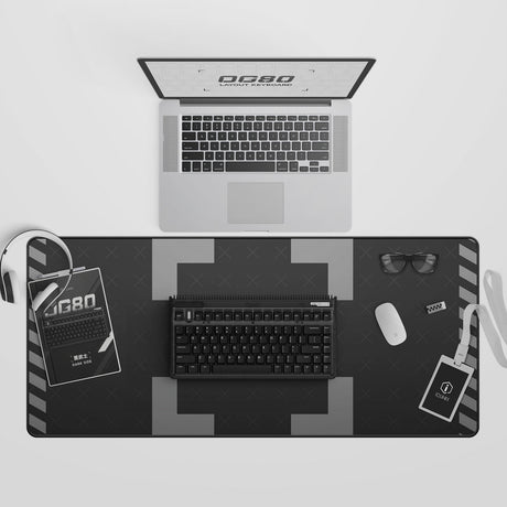 Tastiera meccanica wireless Iqunix og80 dark side (nera, layout us (qwerty), gateron marrone, 80% (tkl), LED rgb, sostituibile a caldo, pbt, 2.4ghz | bluetooth 5.1 | usb-c)