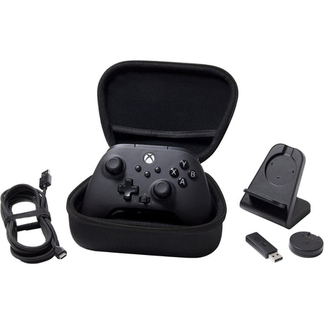 Controller wireless Powera Fusion Pro per Xbox Serie X|S con Lumectra (Nero, RGB, Xbox Serie X|S, Xbox One, PC)