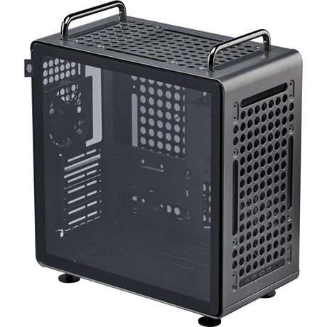 Custodia Cooler Master Qube 540 Stardust Iron Midi Tower (nero | 2x USB-A | 1x USB-C | vetro temperato)