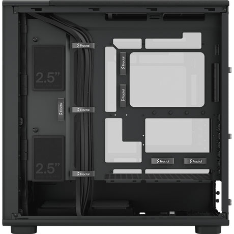 Fractal design epoch xl tg rgb midi tower custodia (nero | 2x usb-a | 1x usb-c | rgb | vetro temperato)
