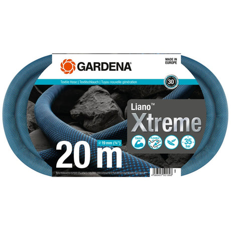 Tubo tessile Gardena liano xtreme 19 mm (3 4”), 20 m (grigio scuro arancione)