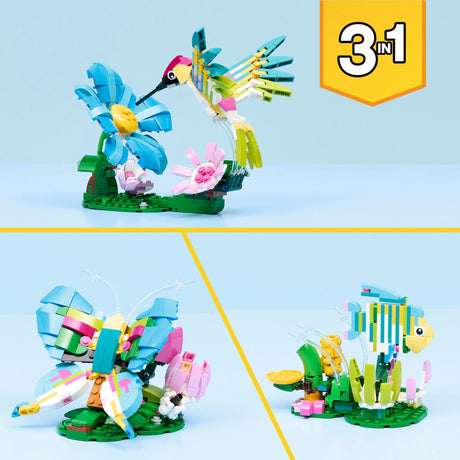 Animali selvatici 3in1 LEGO® Creator: colibrì colorato - 31384