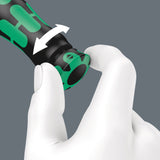 Wera click-torque a 5 chiave dinamometrica con cricchetto reversibile (nero verde)