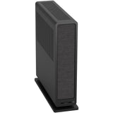 Custodia mini tower nera con design frattale (nera | 2x USB-A | 1x USB-C)