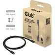 Cavo Club 3d Thunderbolt 5 certificato 8k240hz (nero, dati 80 120 gbps, epr 240 watt, 1 metro)
