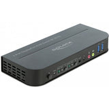 Delock switch kvm displayport 1.4 8k 30hz con USB 3.0 e switch kvm audio