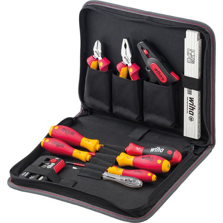 Set di utensili per elettricisti Wiha (rosso giallo)