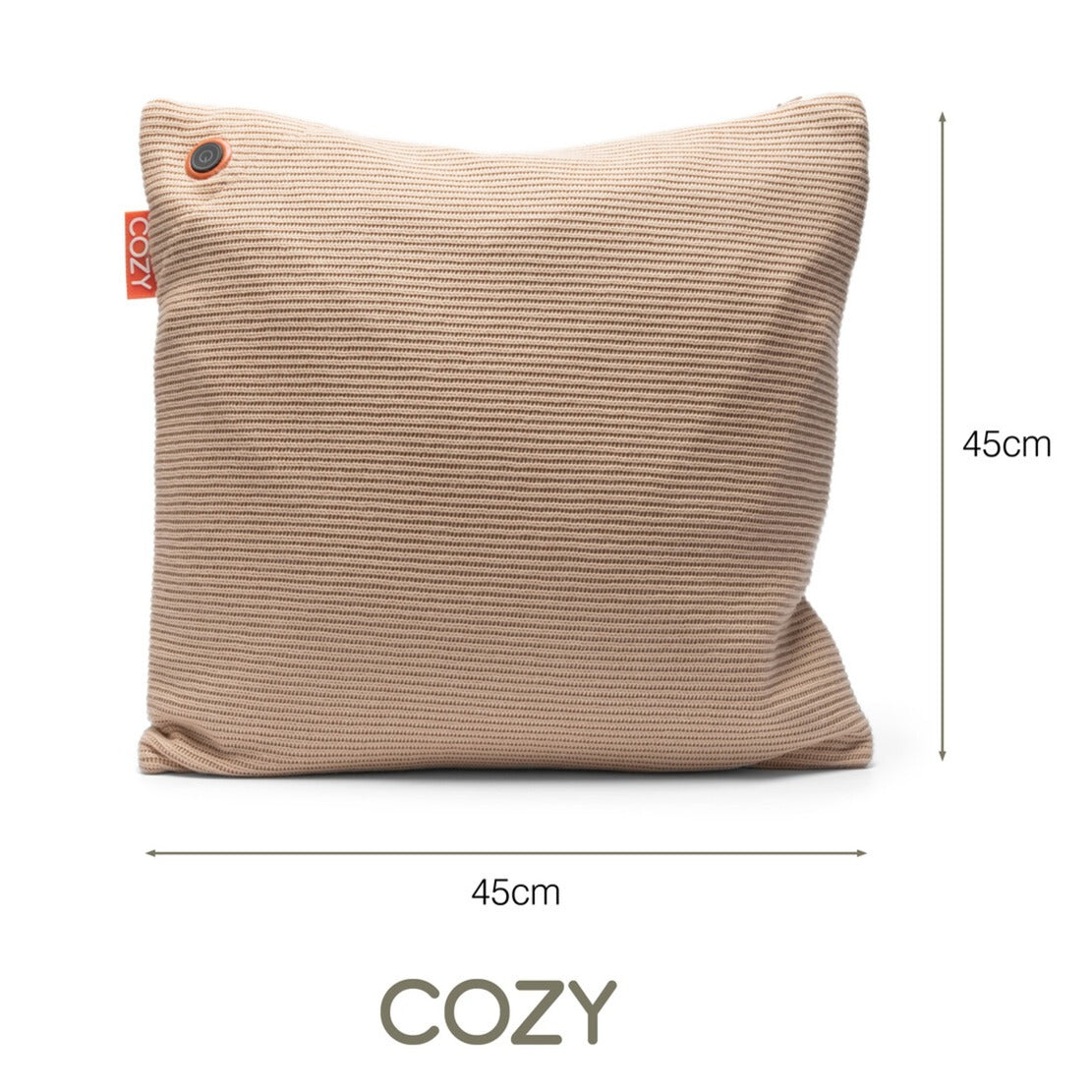 Cosy una maglia riscaldante wireless 45 x 45 cm (beige chiaro, power bank 5000 mah)