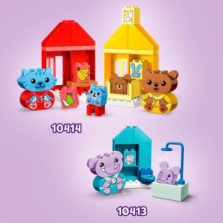 Lego Duplo - Abitudini quotidiane - Giochi da costruzione per mangiare e dormire (10414)