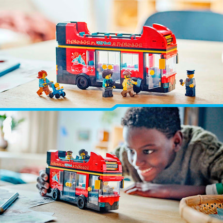 Autobus turistico rosso a due piani Lego City - 60407