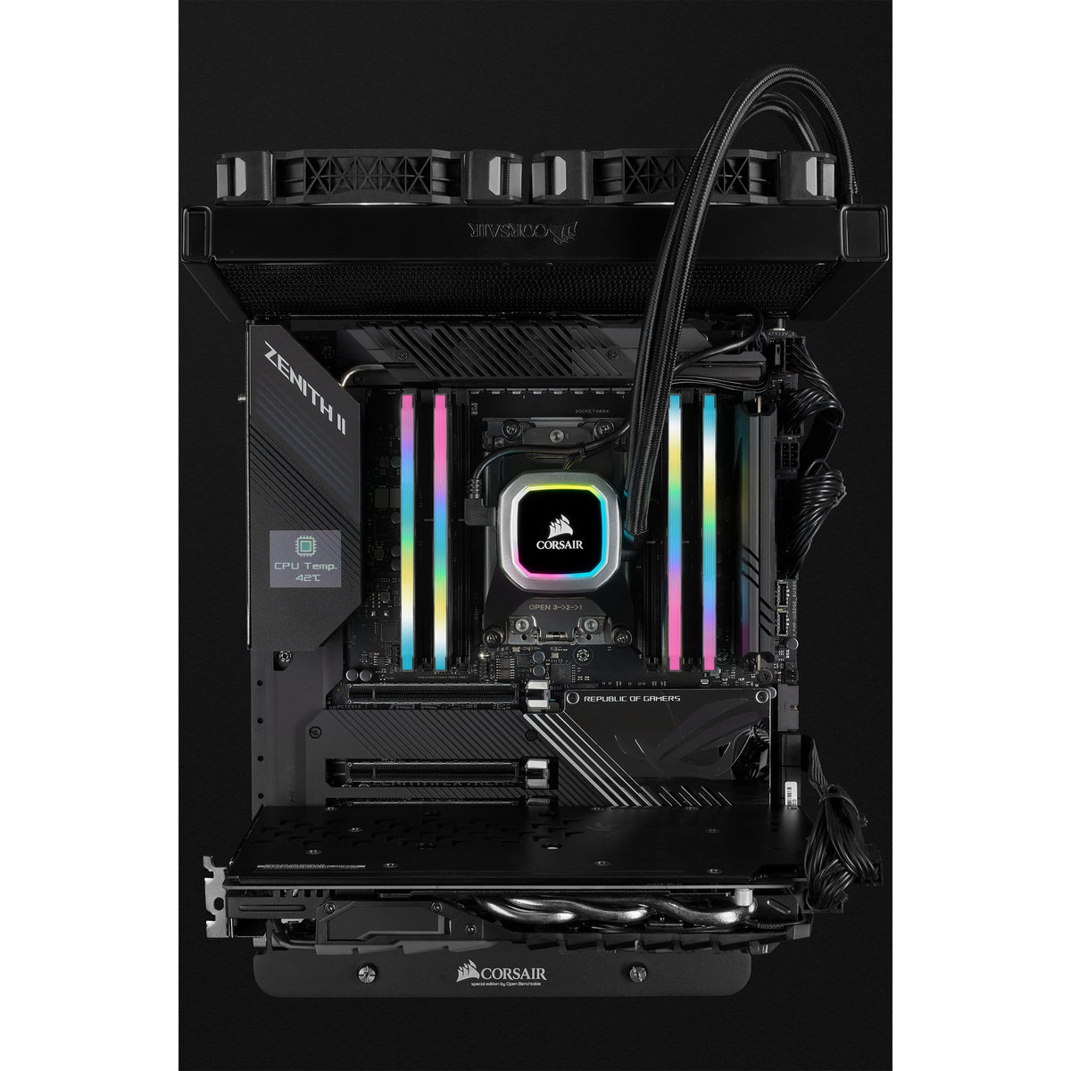 Corsair Vengeance RGB Pro SL 32 GB DDR4-3200 (2x 16 GB) RAM (nero, cmh32gx4m2e3200c16, xmp 2.0)
