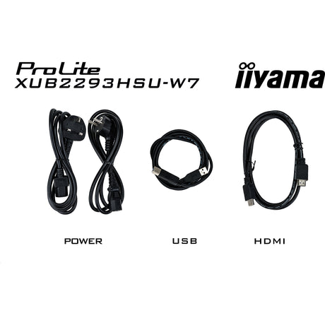 Monitor Iiyama prolite xub2293hsu-w7 21,5 (bianco (opaco), HDMI, porta display, 2x USB-A)