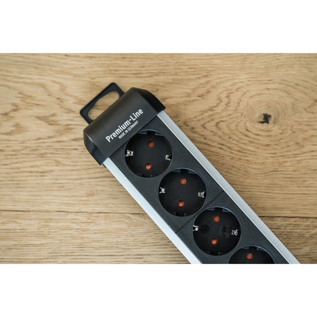 Presa Brennerstuhl premium-alu-line con interruttore 10 vie 3m h05vv-f 3g1,5