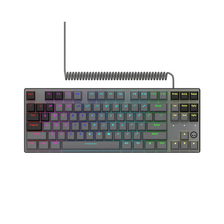 Tastiera da gioco meccanica Lorgar azar 514tkl rgb (nera, layout us (qwerty), logar dream, 80% (tkl), rgb)