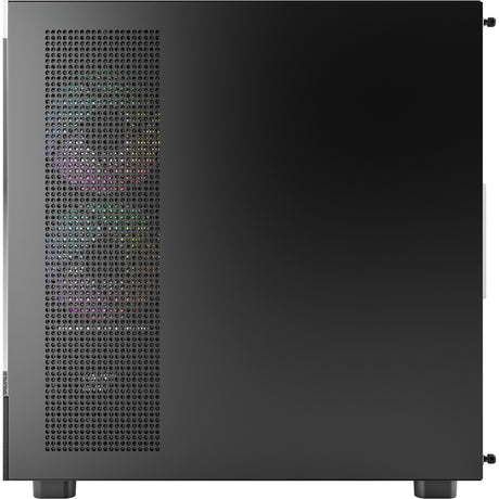 Custodia midi tower Montech xr (nera | 2x USB-A | 1x USB-C | RGB | vetro temperato)