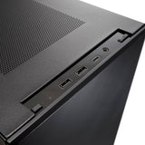 Silverstone sugo 17 mini tower housing (black | 2x USB-A | 1x USB-C)