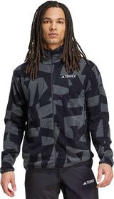 Adidas Terrex multistampa full zip - giacca in pile