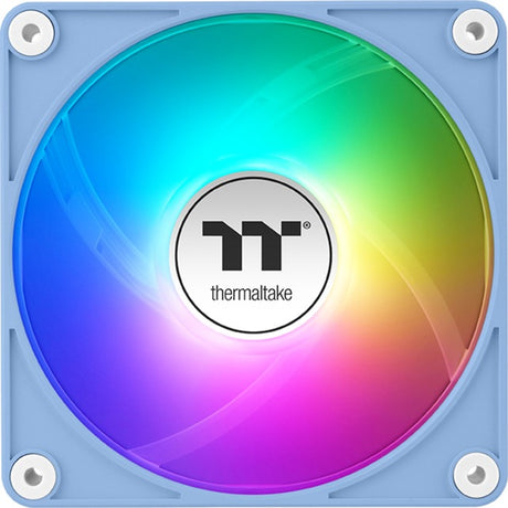 Thermaltake ct120 ex reverse argb sync ventola di raffreddamento per PC hydrangea blue (pacchetto da 3 ventole) ventole per case (azzurro, 3 pezzi, 120 x 120 x 25 mm, pwm)