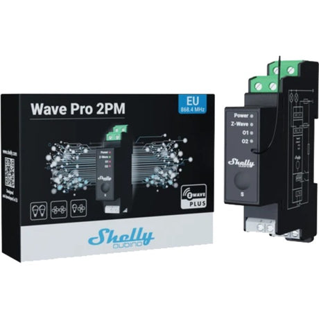 Shelly wave pro 14:00 - Ripetitore a 2 canali - Monitoraggio energetico