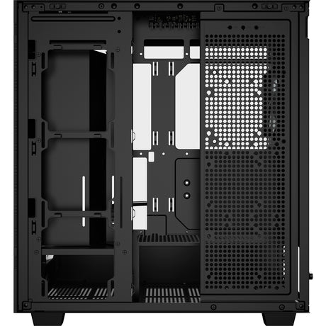 Custodia midi tower Sharkoon Rebel C50 nera RGB (nera | 2x USB-A | 1x USB-C | RGB | vetro temperato)