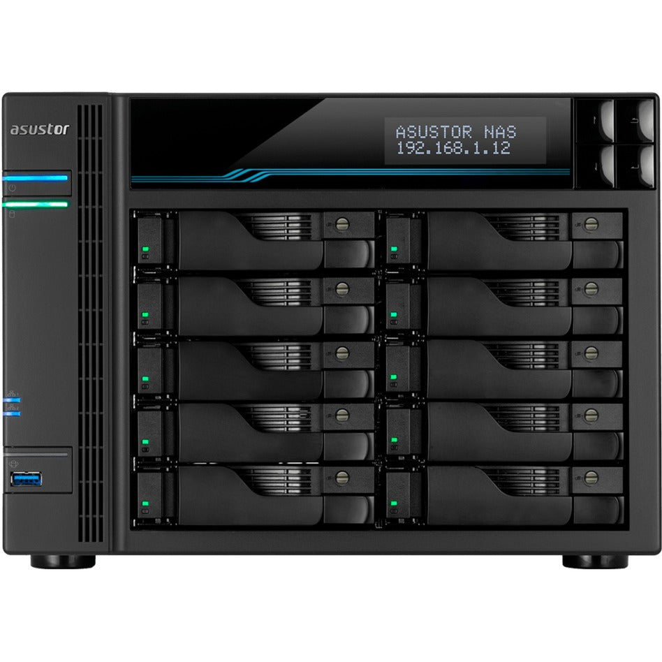 Asustor lockerstor 10 pro as7110t nas (nero)