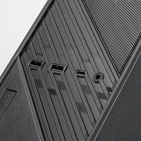 Custodia mini tower Silverstone milo 12 (nera | 2x USB-A | 1x USB-C)