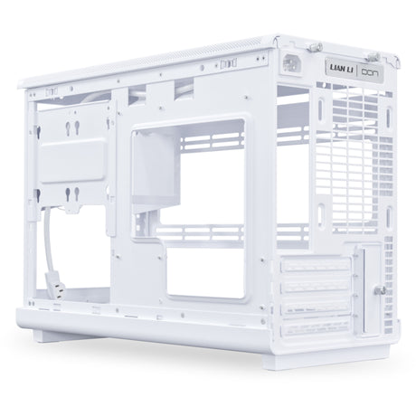 Custodia midi tower Lian li a3-matx bianca (edizione legno) (colore legno bianco | 2x USB-A | 1x USB-C | vetro temperato)