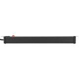 Brennerstuhl premium-line 19 prese multiple per quadri elettrici 8 vie luce nera gr 3m h05vv-f 3g1,5 19 -formato